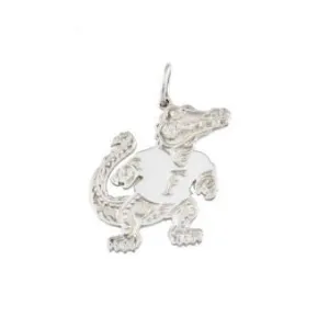 3/4" Albert Gator Sterling Silver Pendant