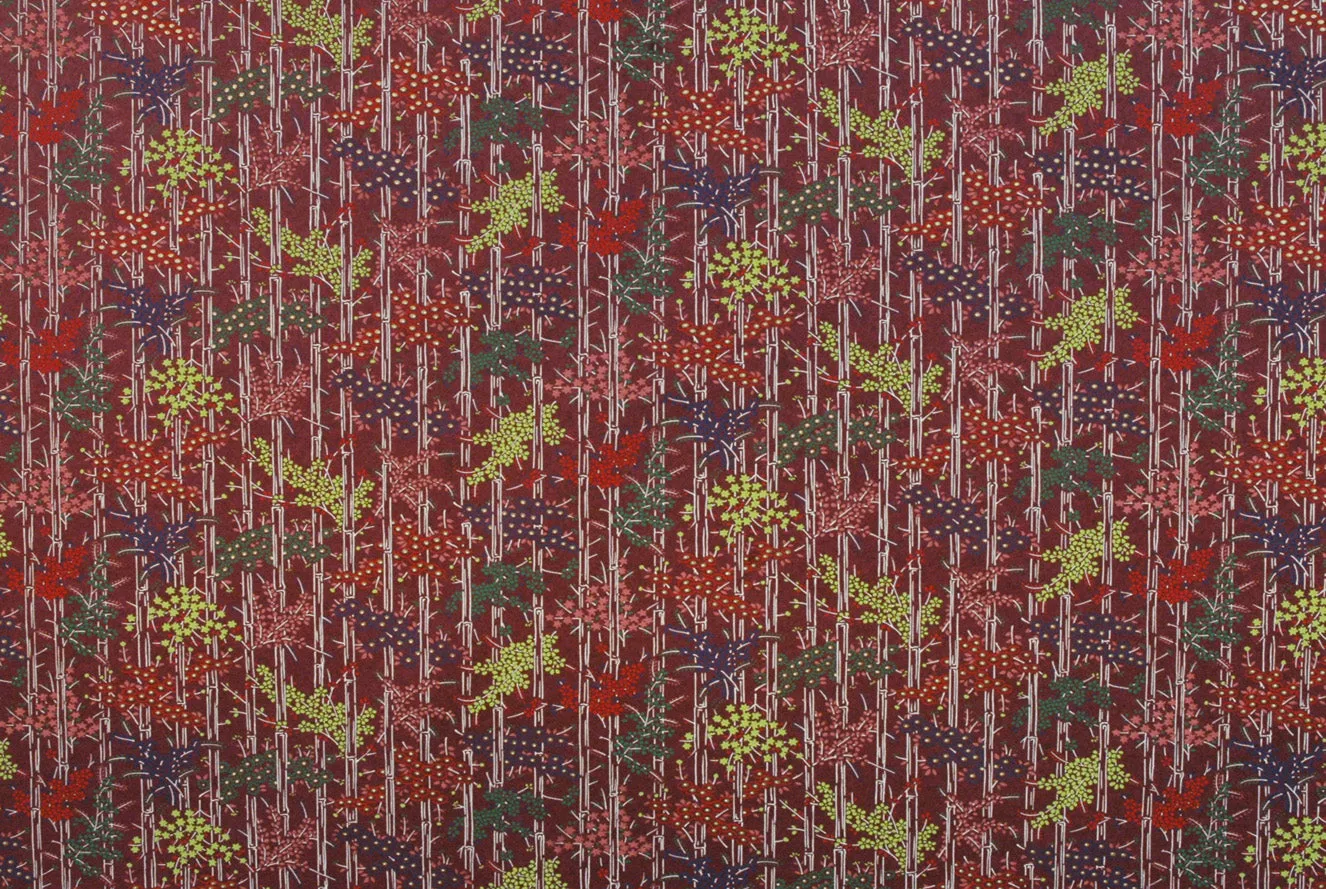 Chiyogami Bamboo Forest Plum