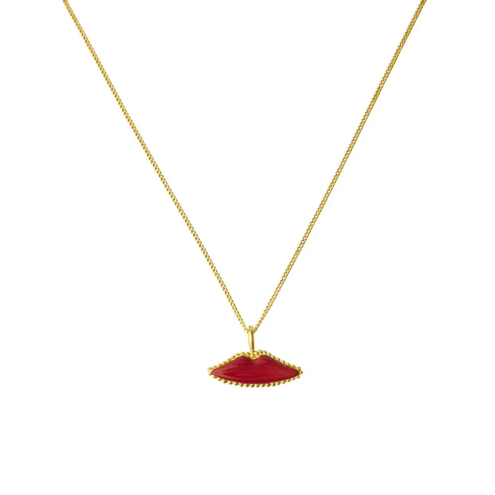 Kiss Me Red Mini Chain