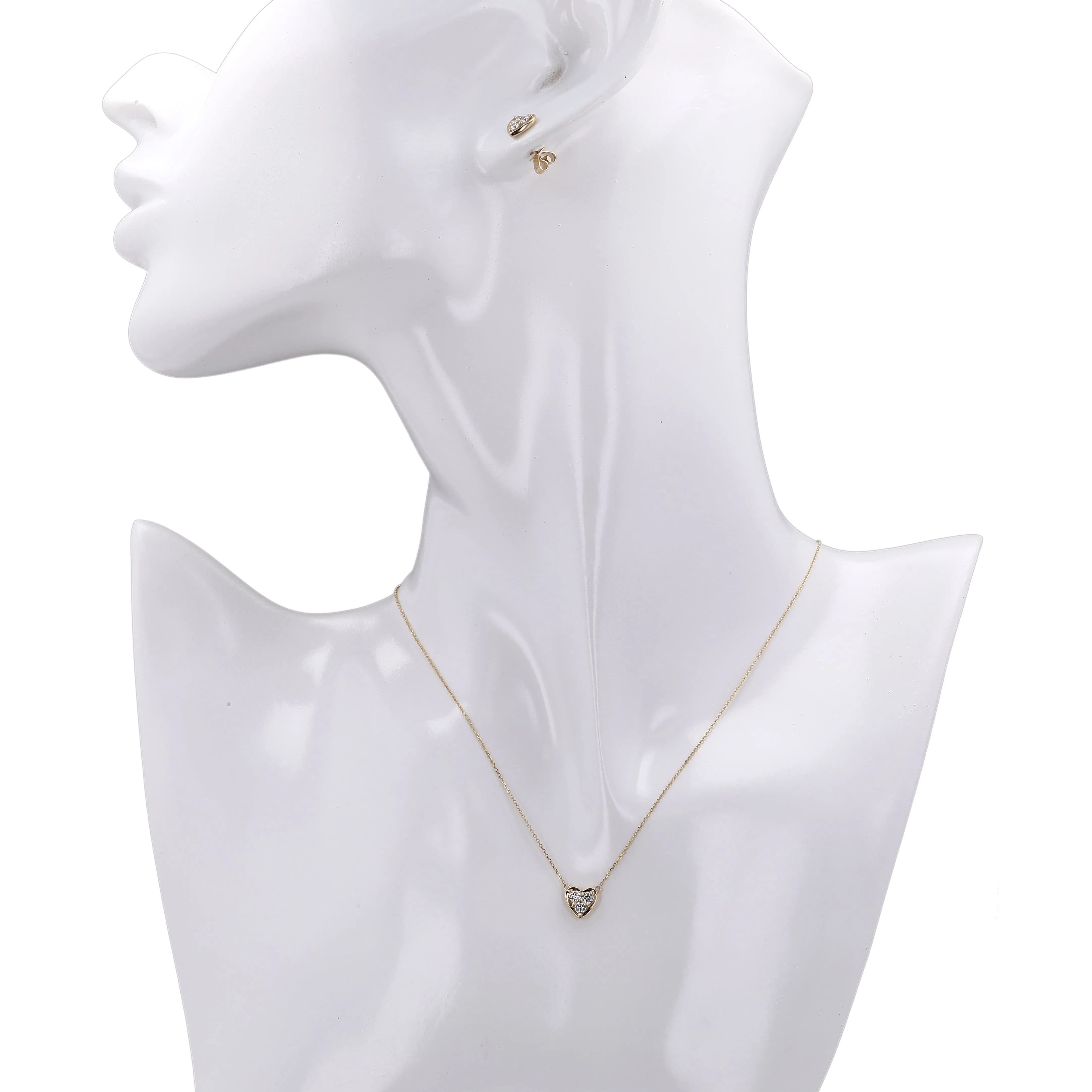 Lab Diamond Heart Pendant
